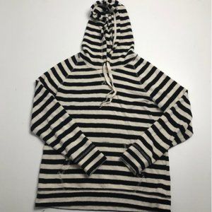 J. Crew Women’s Black and White Striped Sweater